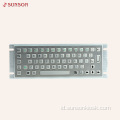 Keyboard Logam dengan Touch Pad